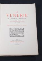 FOUILLOUX Jacques (du). "La vénerie", Paris, Emile Nourry, éditeur, 1928,...