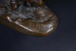 ILLIERS Gaston (d') (1876-1932). "Etalon autorisé", 1909, bronze à patine...