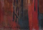 DMITRIENKO Pierre (1925-1974). "Abstraction", huile sur toile signée. 45 x...