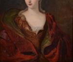 ECOLE FRANCAISE vers 1700. "Portrait de femme de qualité", huile...