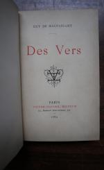 MAUPASSANT. 
OEuvres: 37 volumes. Paris: Victor Havard, Ollendorff, Marpon, Flammarion,...