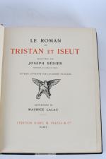 BÉDIER, Joseph. (Maurice LALAU, ill.). 
Le Roman de Tristan et...