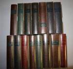 (BIBLIOTHÈQUE DE LA PLEIADE). 
Lot de 15 volumes: Agrippa d'Aubigné...