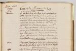 (COUR DE LOUIS XV). Manuscrit. 
"Etat de la maison du...