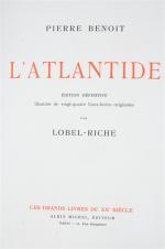 BENOIT, Pierre. (LOBEL-RICHE, ill.).  L'Atlantide. 24 eaux-fortes originales par...