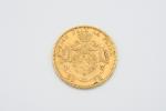 MONNAIE d'OR : 20 francs belge 1870. Poids : 6,4...