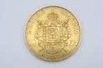 MONNAIE d'OR (1) : 1 x 50 francs français 1857,...