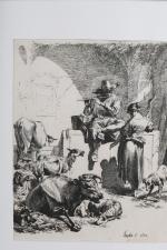 AMAND-DURAND, Charles (1831-1904). Cinq héliogravures d'après Nicolaes Berchem ou Berghem...