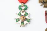 FRANCE Lot : 2 Chevaliers de la Légion d'honneur, Croix...