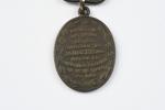 MEXIQUE Médaille commémorative de la bataille des Cumbres d'Acultzinco. Bronze,...