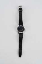 KELTON Automatic - Montre bracelet, cadran acier, fond noir, date...