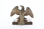 AIGLE dit "des Tuileries" en bronze à patine brune, les...