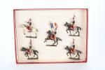 CBG MIGNOT - Lanciers polonais. 13 figurines dans deux boites...