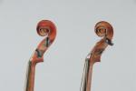 LOT de deux violons 1/4 Mirecourt, 20ème siècle
Expert : cabinet...