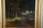 BOULANGE Louis (1812-1878). "Paysage de forêt"', huile sur toile signée...