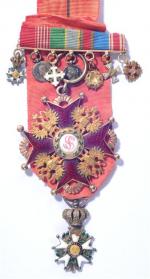 RUSSIE. Ordre de Saint Stanislas, Croix de Chevalier, or, émail,...