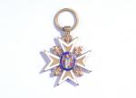 FRANCE. Ordre de Saint Louis, croix de Chevalier, restauration, or,...