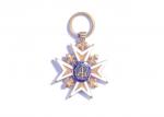FRANCE. Ordre de Saint Louis, croix de Chevalier, restauration, or,...