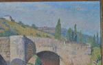 MARTIN Henri (1860-1943). "Le pont de Labastide-du-Vert", huile sur toile...