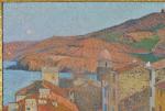 MARTIN Henri (1860-1943). "Collioure, 1926", huile sur toile signée et...