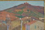 MARTIN Henri (1860-1943). "Collioure, 1926", huile sur toile signée et...