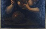 ECOLE NAPOLITAINE du 17ème siècle, suiveur de Ribera. "Marie-Madeleine pénitente",...