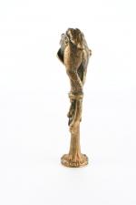 FREMIET, Emmanuel (1824-1910). « Cachet à la grenouille », bronze...
