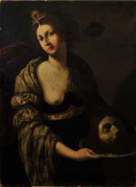 GRAMMATICA Imperiale (1599-1634) (attribué à). "Salomé tenant la tête de...