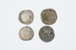 HENRI III  : Franc 1576 B- 13,59 g  , ¼...