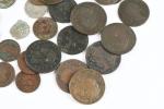 LOT monnaies royales et féodales (34) dont argent  . Louis...