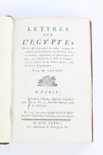 SAVARY, [Claude-Etienne]. 
Lettres sur l'Egypte, où l'on offre le parallèle...