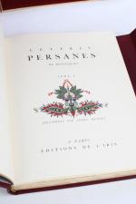 * MONTESQUIEU. 
Lettres persanes. Illustrées par André Hubert. 
Paris :...