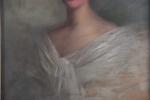 MODERAT-D'OTEMAR, Marie-Adolphe-Edouard (XIX-XXe siècles). "Portrait de femme". Pastel, signé et...