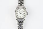 ROLEX, Oyster Perpetual Date - Montre bracelet de dame en...