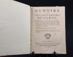 (AFFAIRE DU COLLIER). 
Mémoire pour Louis-René-Edouard de Rohan, Cardinal Contre...