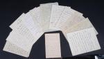 (MANUSCRITS). Correspondance manuscrite de Jean VEBER (1864-1928) avec Arsène AlLEXANDRE.
14...