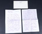 YOURCENAR, Marguerite. Correspondance manuscrite. 
Bel ensemble de 15 lettres et...