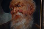 BARTHOMEUF, Victor Barthélémy (1883-1915). Portrait de vieil homme. Huile sur...