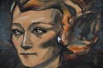ABADIE-LANDEL, Pierre (1896-1972) (attribué à). Portrait de femme. Dessin au...