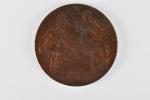 MEDAILLES (lot de six) en bronze dont exposition universelle 1889...