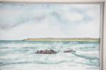 TEILLER, Yves-Marie (né en 1959). Artiste angevin contemporain. Petite mer...