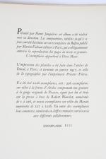 BUFFON. Picasso. "Quarante dessins en marge de Buffon". Paris, JONQUIERES,...