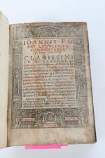 [FABER]. 
Joannis Fabri luculenta commentaria super codice. In Justinianum codicem...