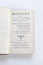 DE BURY, [Richard]. 
Histoire de Saint Louis, Roi de France,...
