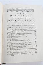(DROIT). BORNIER, Philippe. 
Conférences des ordonnances de Louis XIV, Roy...
