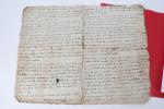 (MANUSCRIT). Exécution de Louis XVI. 
Document manuscrit d'époque de sept...
