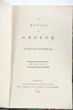 MITFORD, William. 
The History of Greece. 
London: T. Cadell and...