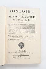 TERRASSON, Antoine. 
Histoire de la jurisprudence romaine, 
contenant son origine...