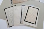 YUSUF, Général. Lettres manuscrites. 
Intéressant ensemble de 16 lettres manuscrites...