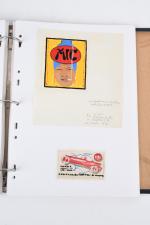 MERCIER, Jean-Adrien. 
Un classeur contenant des projets d'affiches commerciales, 1926-1939:...